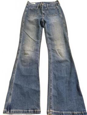 Gap 70s Flare Front Pocket Jeans Sz 4